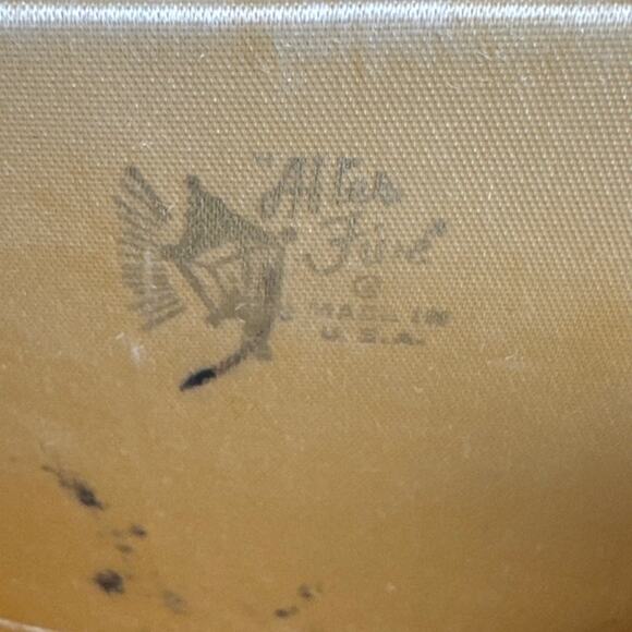 Vintage Allen Fine Gold Metallic Wristlet Purse Attached Coin Purse 50's Glam - Picture 8 of 8